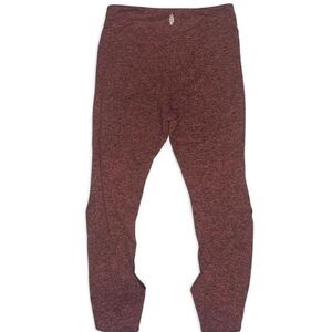 FP Movement by Free People Red Leggings Elastic Waistband Full-Length